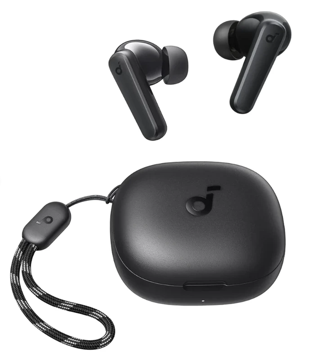 هدفون بلوتوثی انکر مدل SoundCore R50i A3949 بدون قابلیت نویز کنسلینگ، درگاه شارژ USB Type-C، دارای فناوری AI-Enhanced Calls برای کاهش نویز و بهبود مکالمات، مقاوم در برابر رطوبت و عرق
