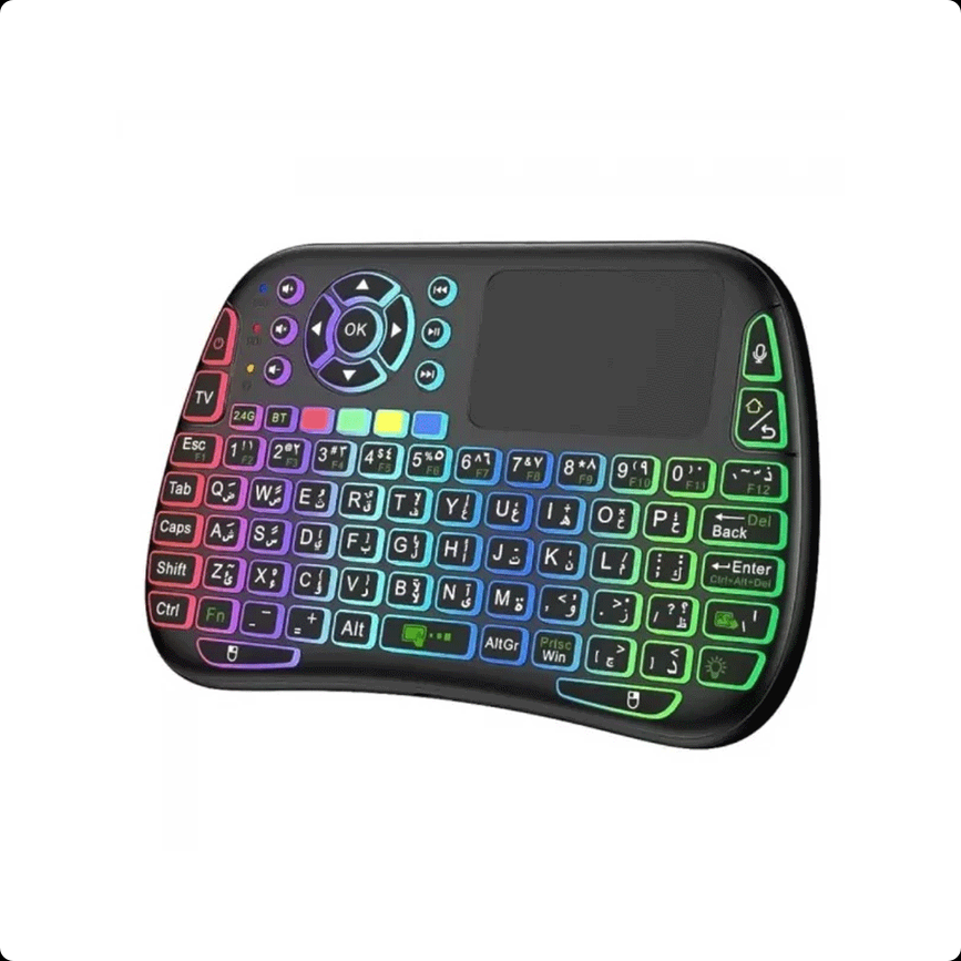 ریموت و کیبورد پرودو مدل Porodo Universal Keyboard Remote Mouse