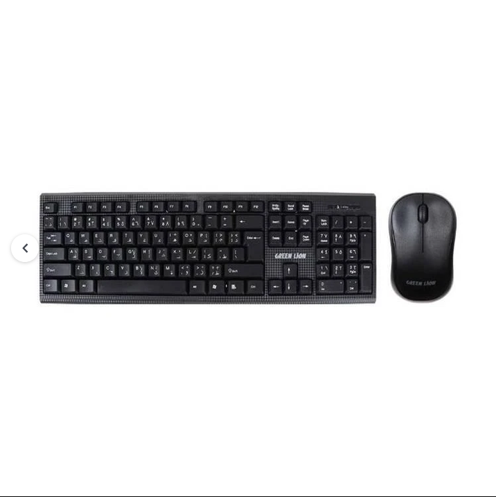 کیبورد و ماوس بی سیم گرین لاین مدل GNWS24GKEYMBK
