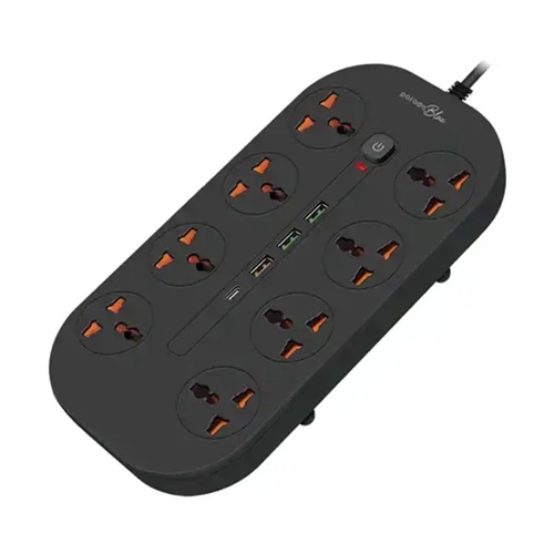 چندراهی برق 8 پورت پرودو Porodo Blue 8 AC Power Strip PBFWCH035BK