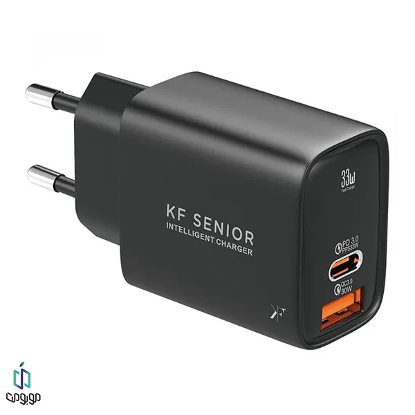 شارژر دیواری 33 وات کی اف سنیور مدل KF Senior TH-138
