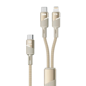 کابل مکسول  تایپ سی به تایپ سی و لایتنینگ2IN1