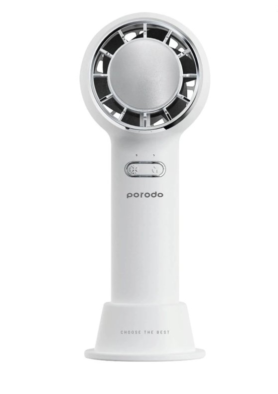 فن توربو دستی قابل حمل با کمپرس سرد پرودو Porodo Portable Handheld Turbo Fan With Cold Compress PD-LSHCCF