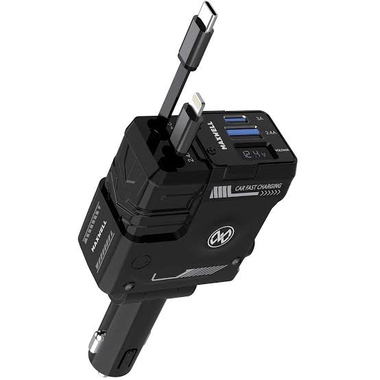 شارژر فندکی ماشین مکسول DRIVE HUB