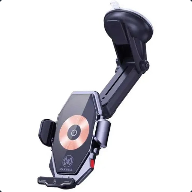 هولدر موبایل و شارژر وایرلس مکسول maxwell مدل MWWCM15W